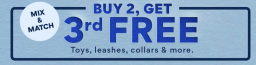 Buy two get third free graphic