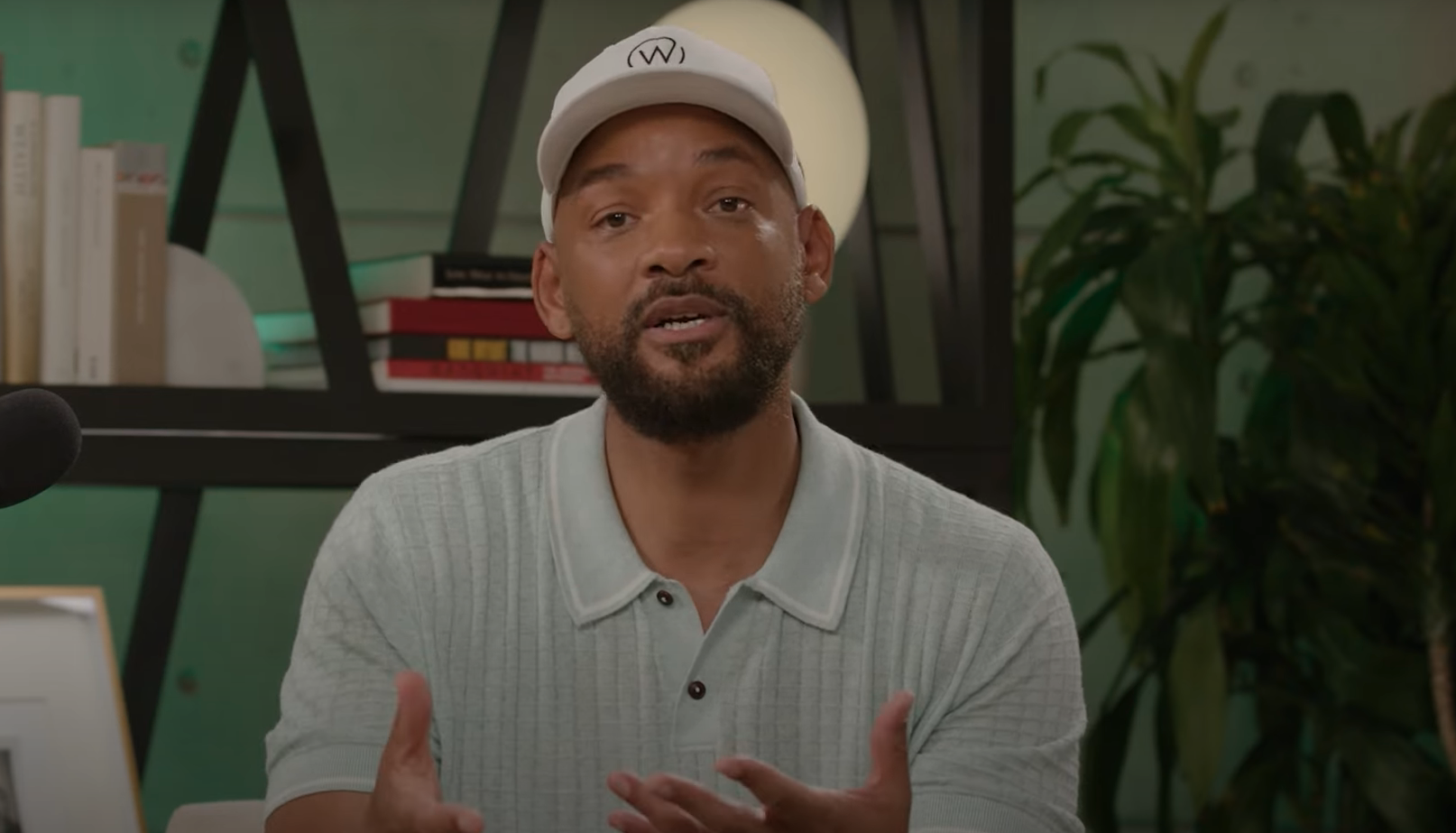 A screenshot of Will Smith from his Oscars slap apology video