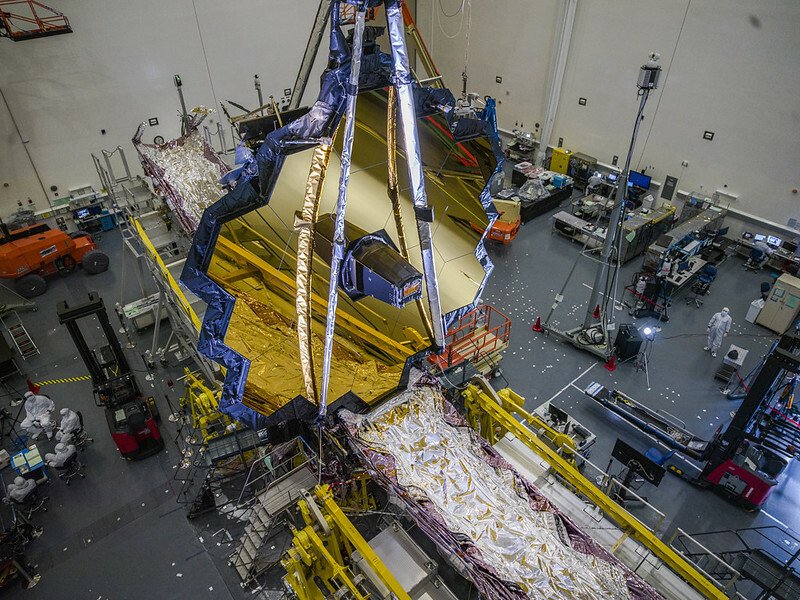 unfurling the James Webb Space Telescope