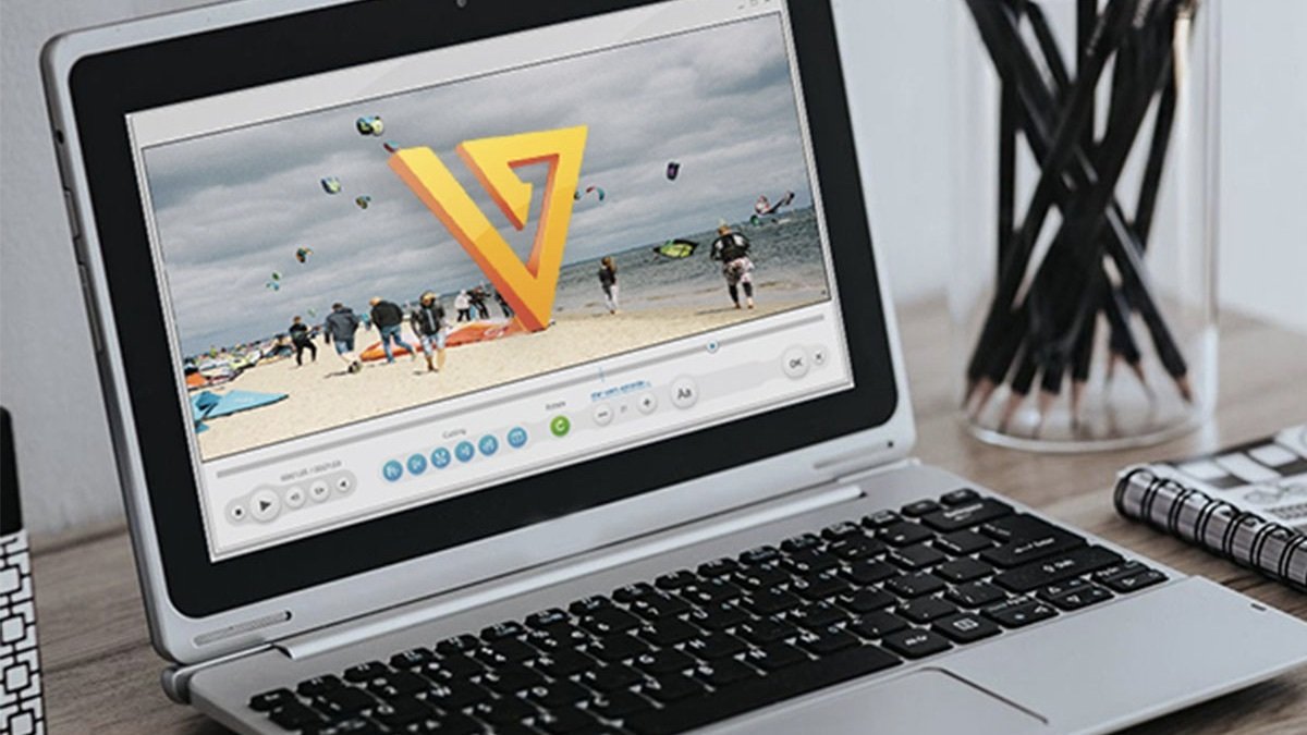 Freemake Complete Video Conversion Suite: Lifetime License on a laptop.
