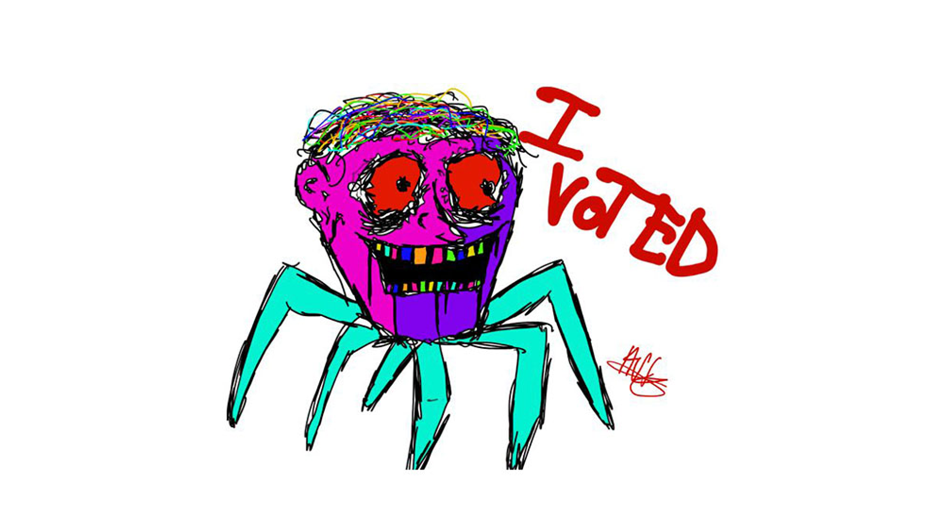 the drawing of the ivoted sticker