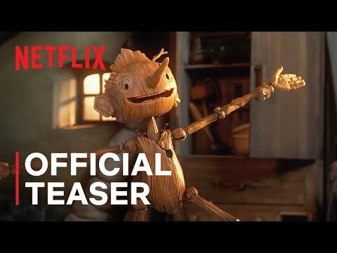 An animated man and a a puppet.