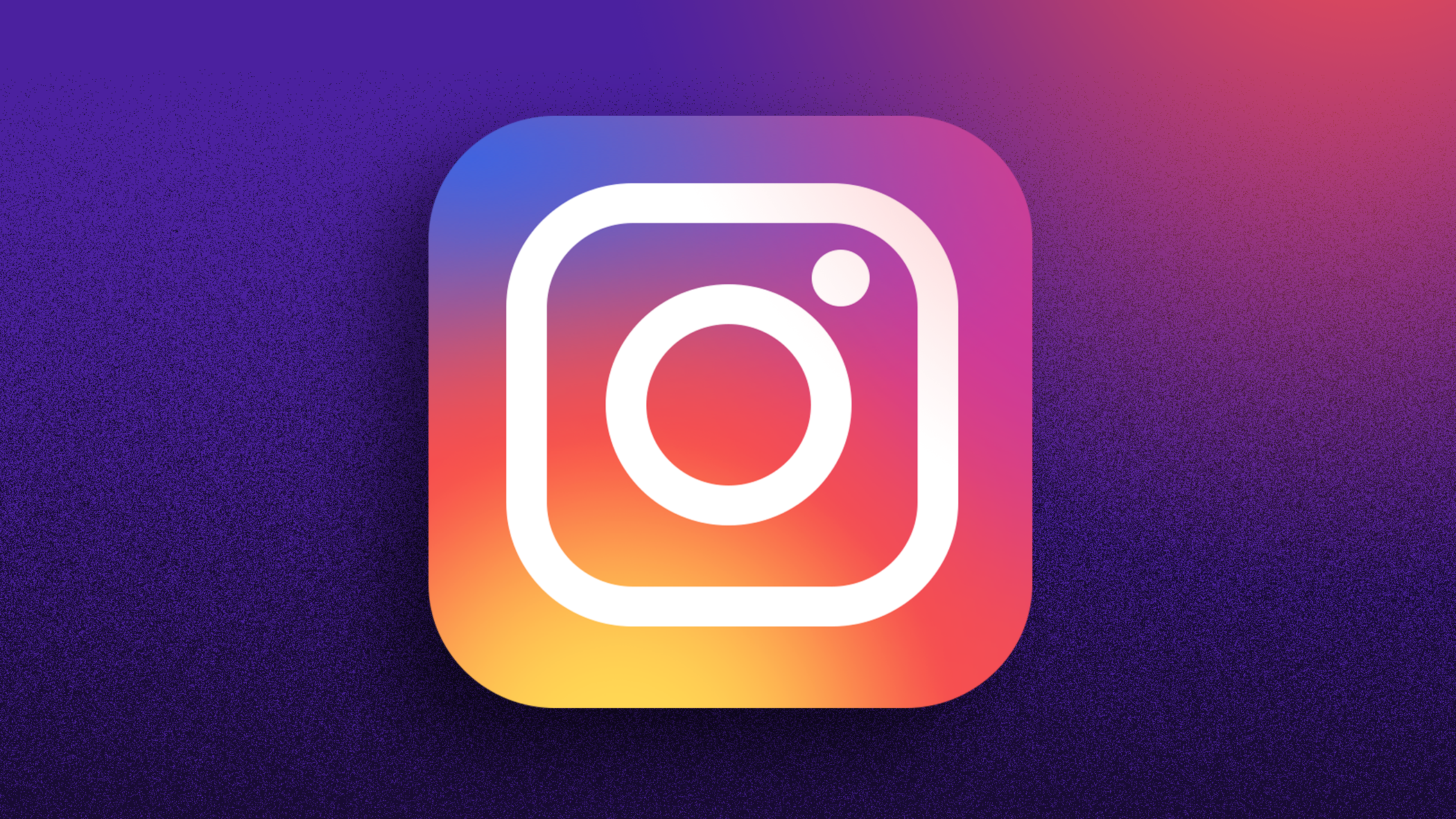 An illustration of the Instagram logo. 