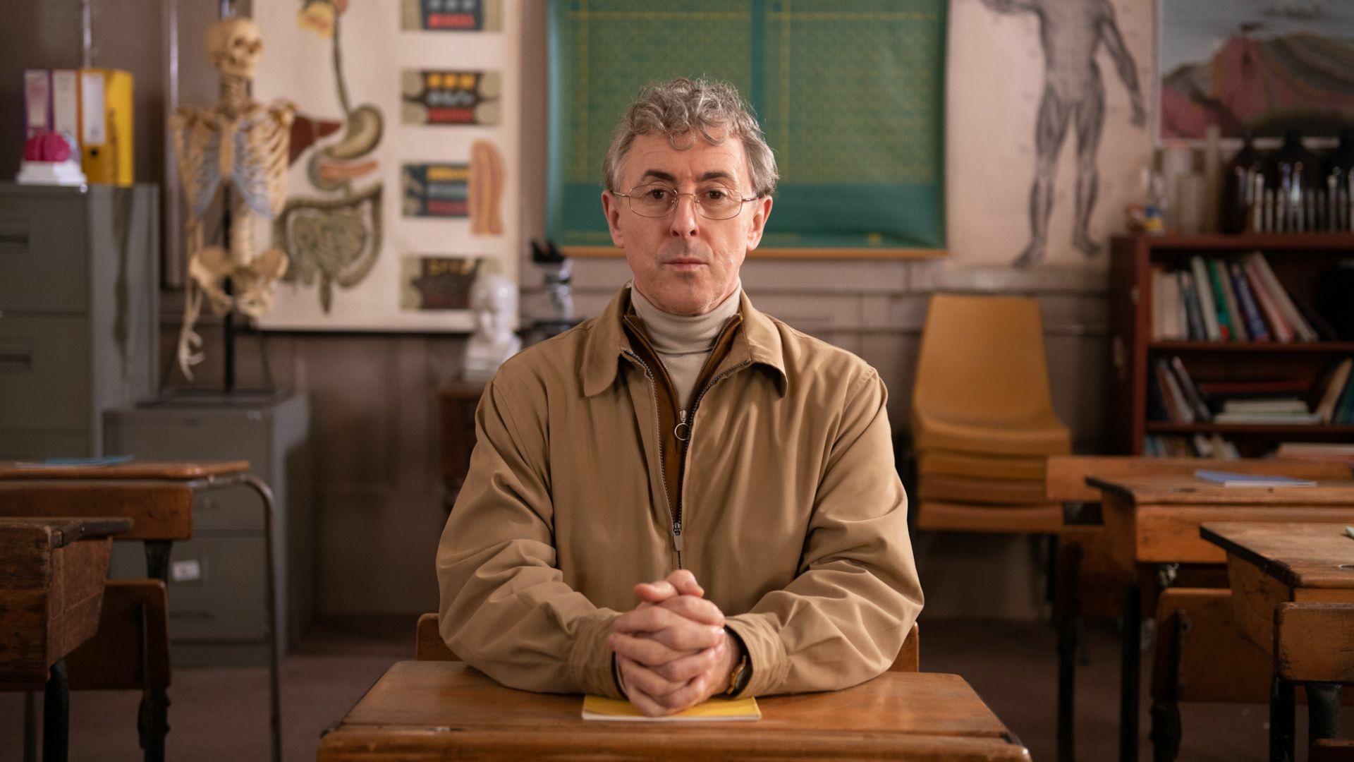 Alan Cumming in character as Brandon Lee in "My Old School."
