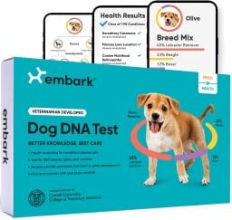 Blue Embark DNA kit