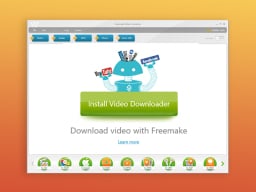 Freemake Complete Video Conversion Suite: Lifetime License on an orange background.