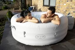 Couple in Lay-Z-Spa