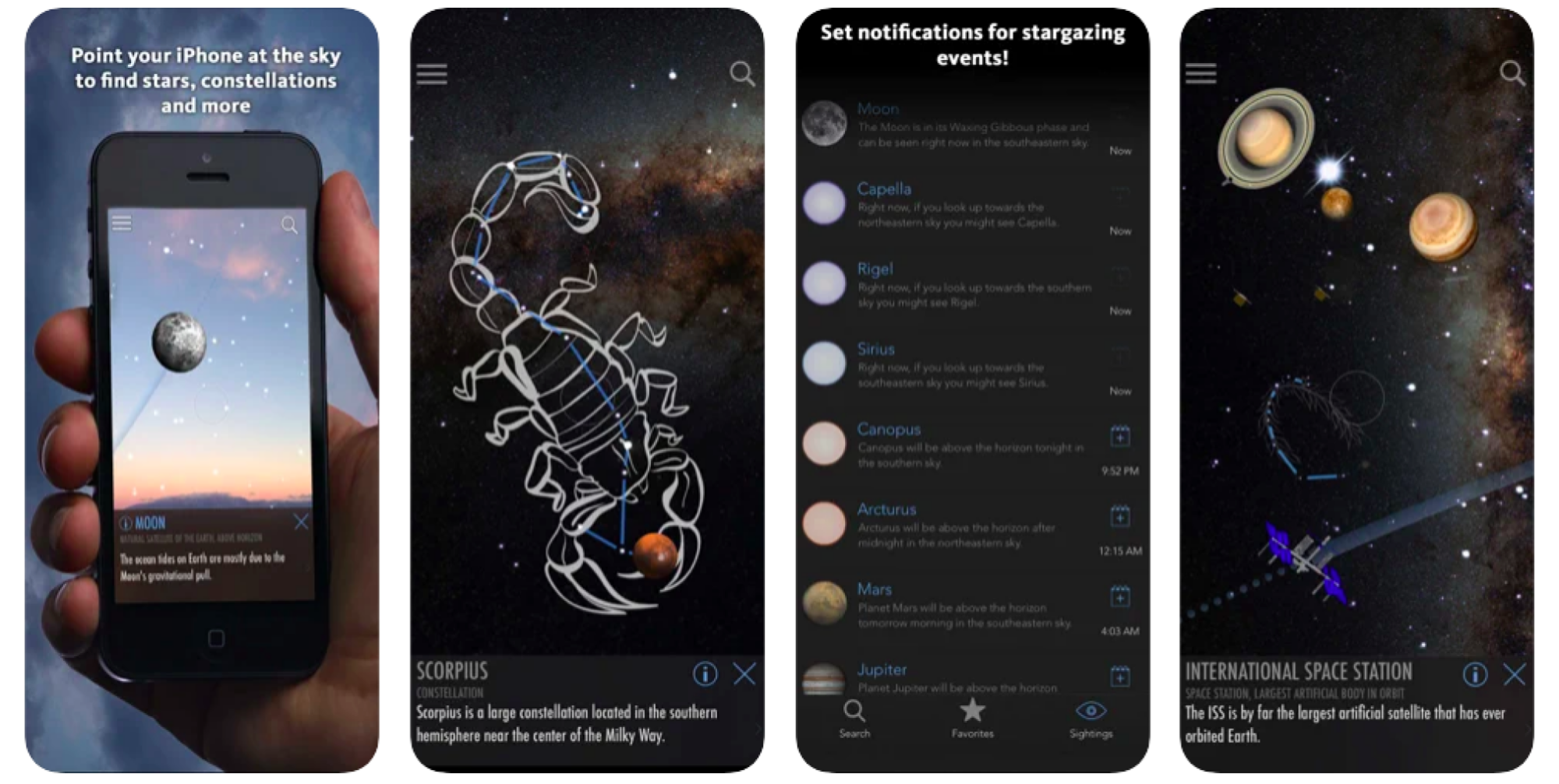 Screenshot of SkyView Lite
