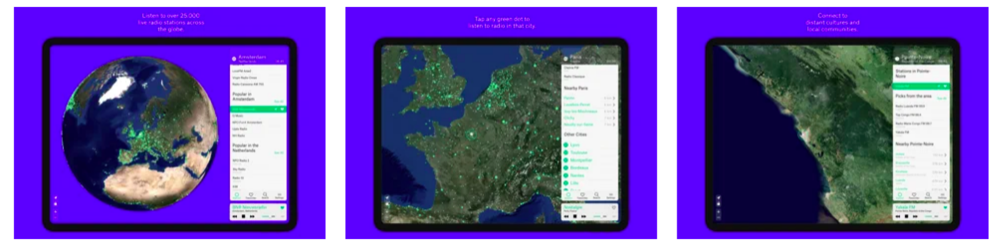 Screenshot of Radio Garden Live