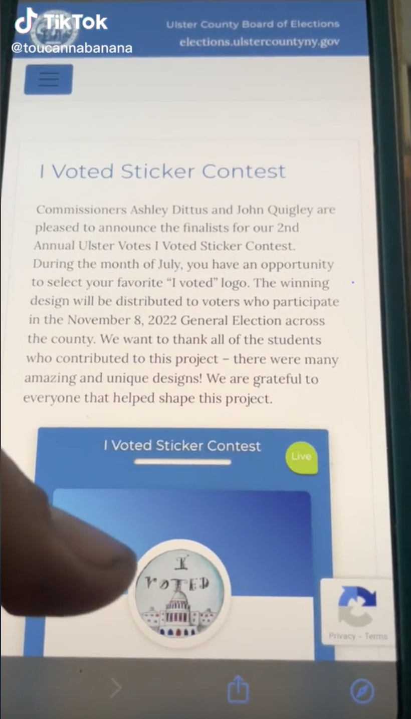 Screenshot of TikTok video.