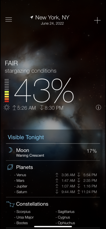 Screenshot of Sky Live
