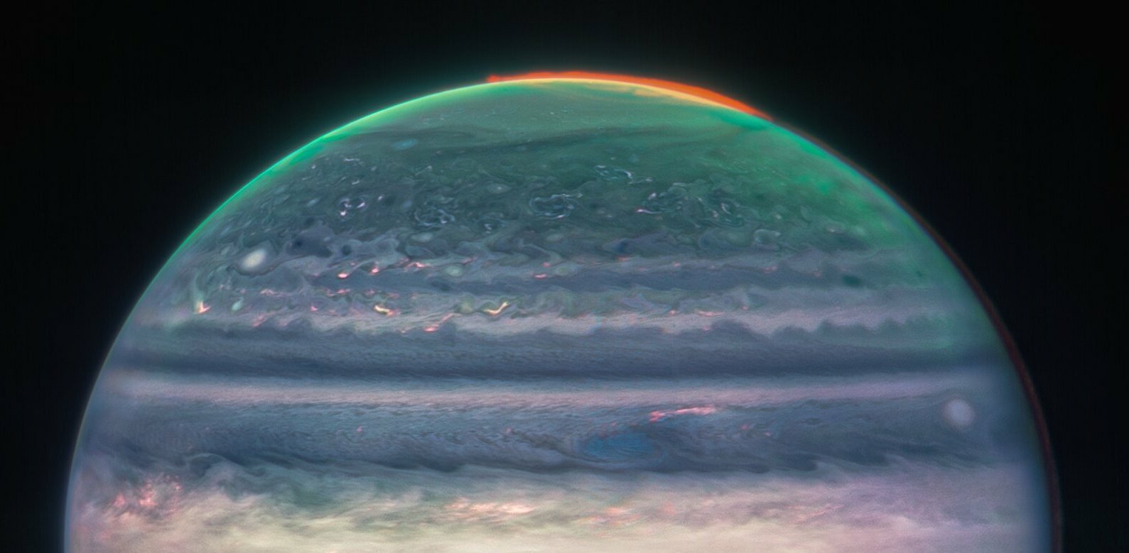 Jupiter's northern aurora