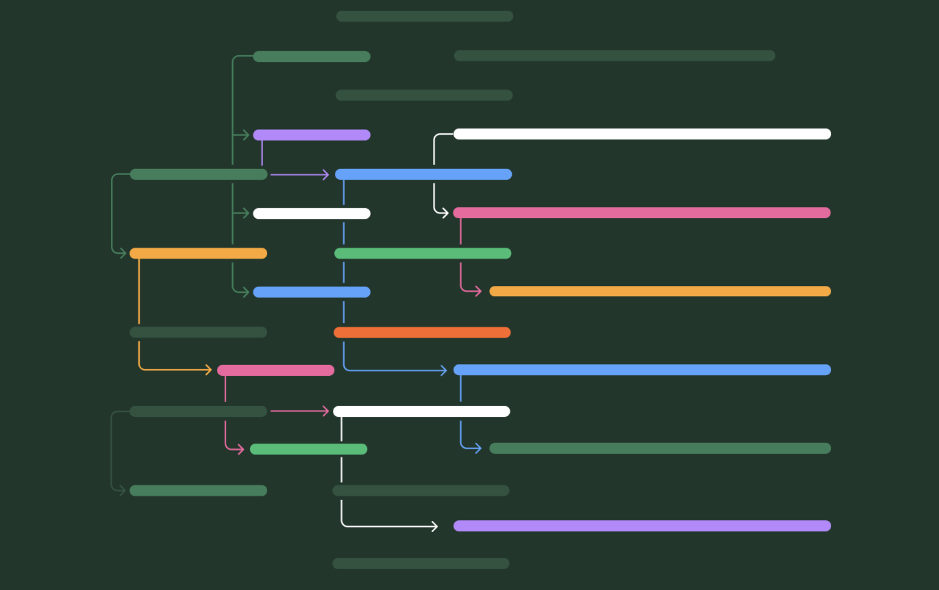 Graphic of colorful lines.