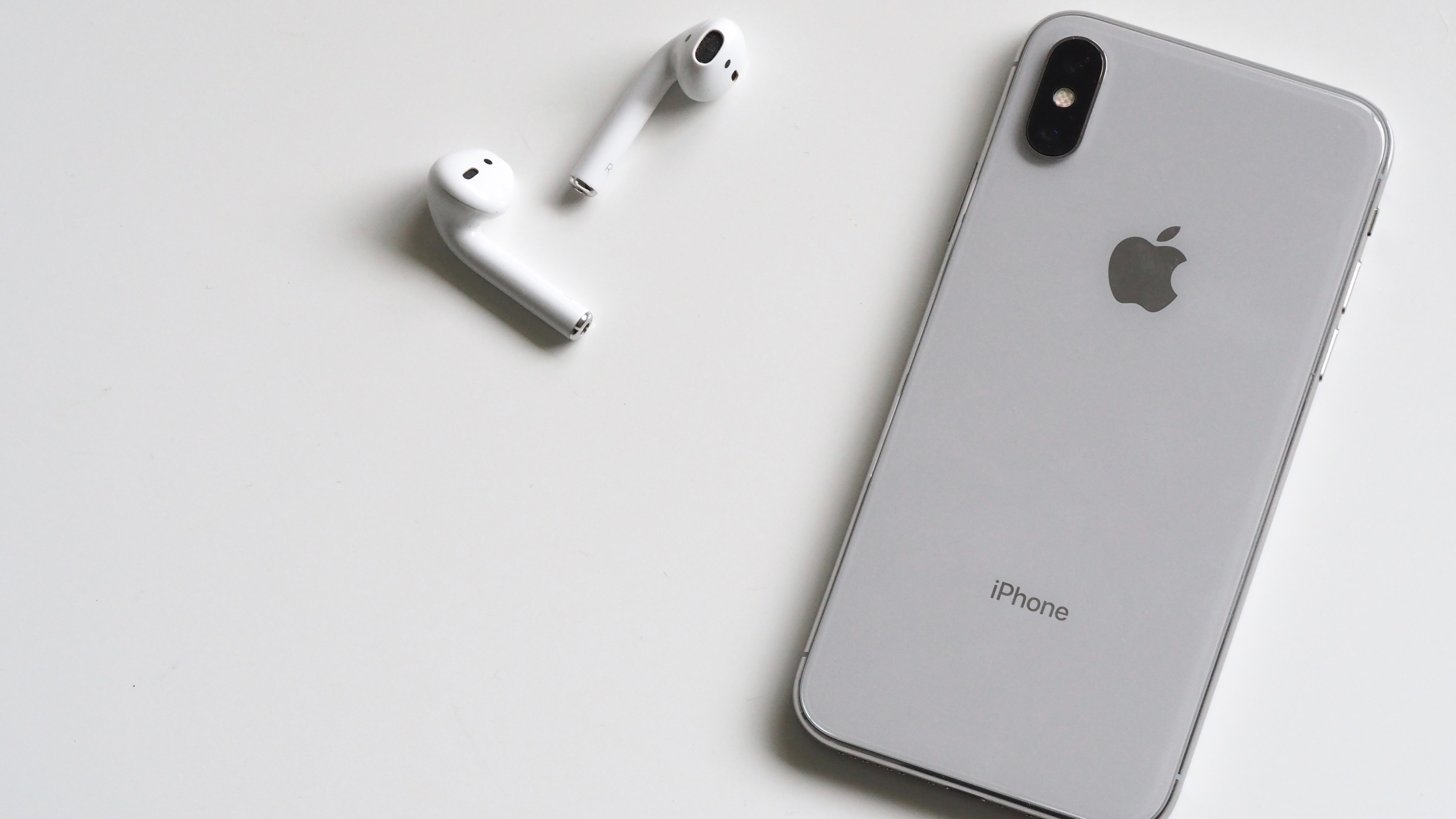 iPhone and Airpods