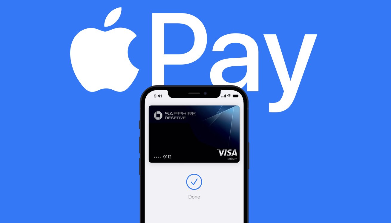 A phone showing the Apple Pay service.