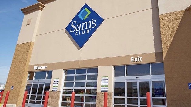 Sam's Club entrance.