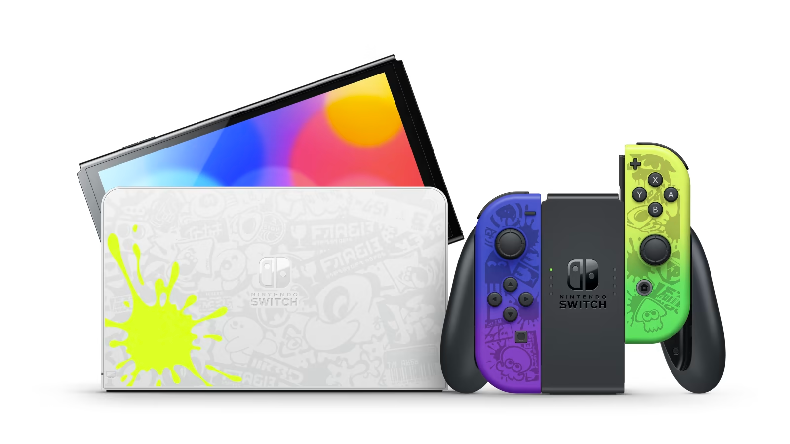 the splatoon 3 edition nintendo switch oled model