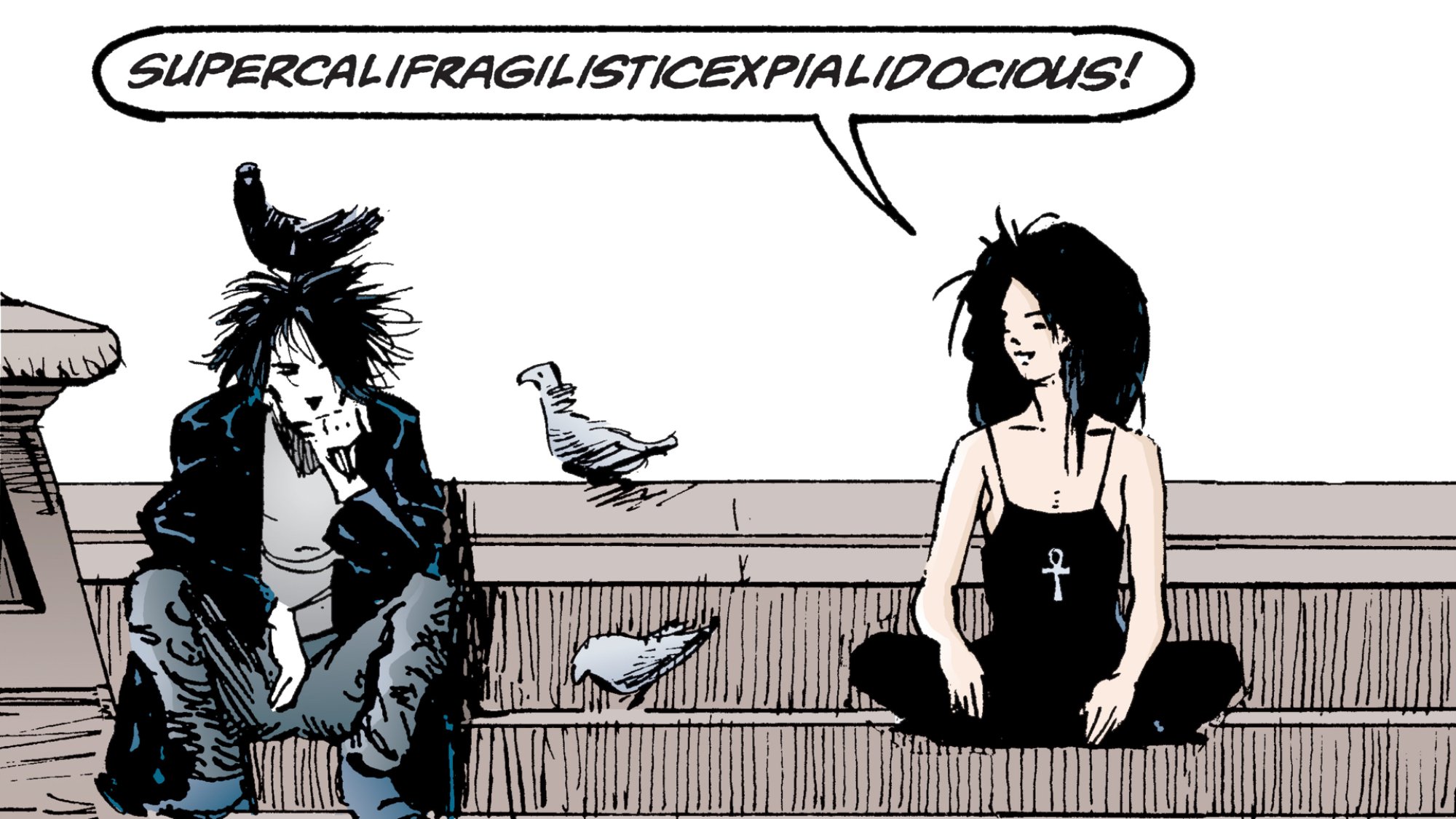 Dream and his little sister, Death, in "The Sandman: Preludes and Noctures"