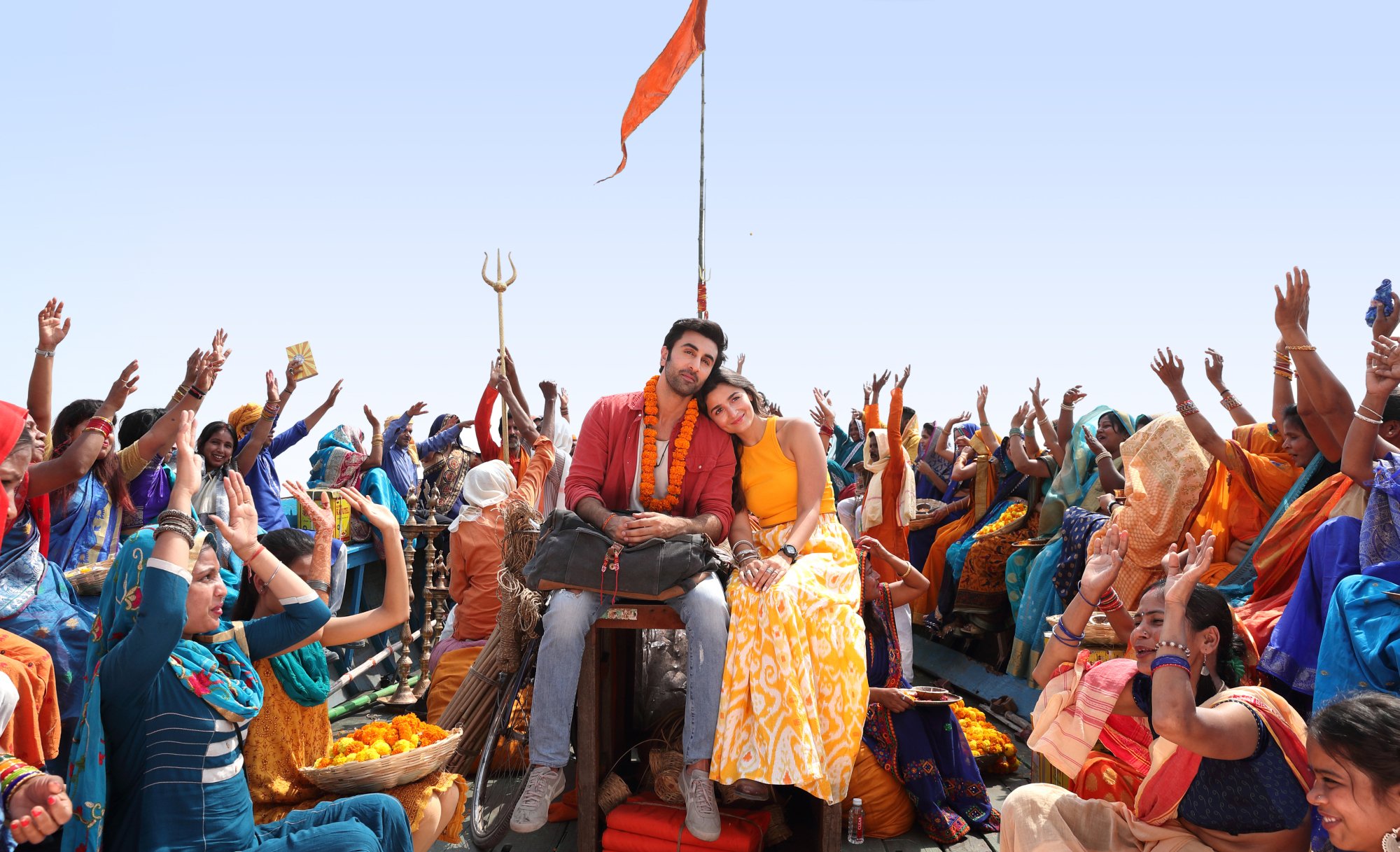 Alia Bhatt and Ranbir Kapoor in a still from the movie.