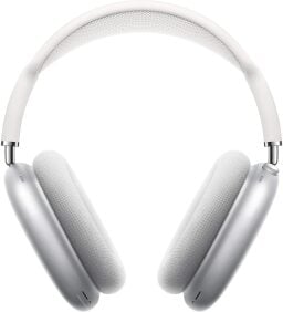 silver airpods max