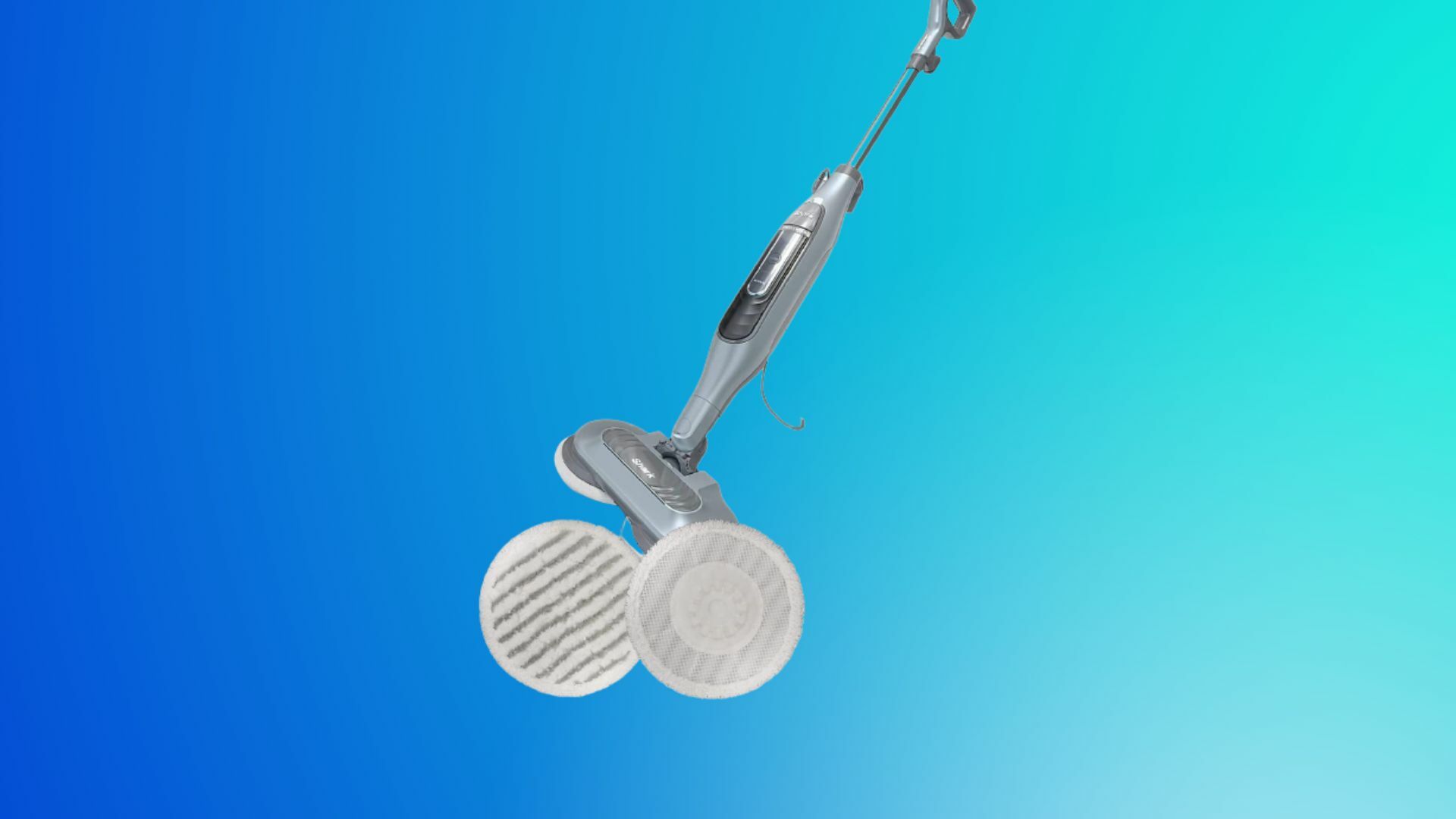 Refurbished Shark S7000AMZ Steam Mop on a colorful background.