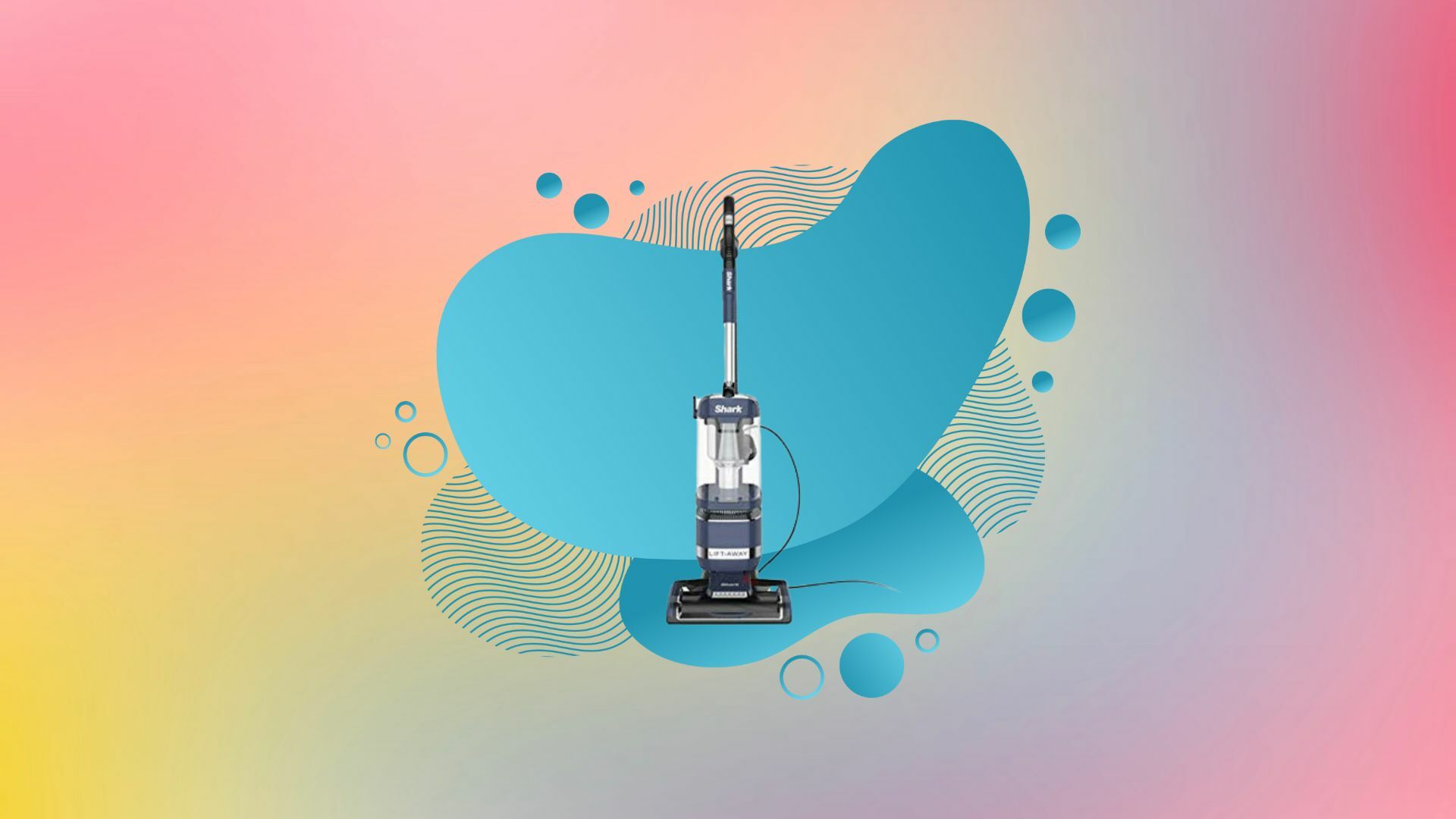 Refurbished Shark Navigator LA401 on a colorful background.