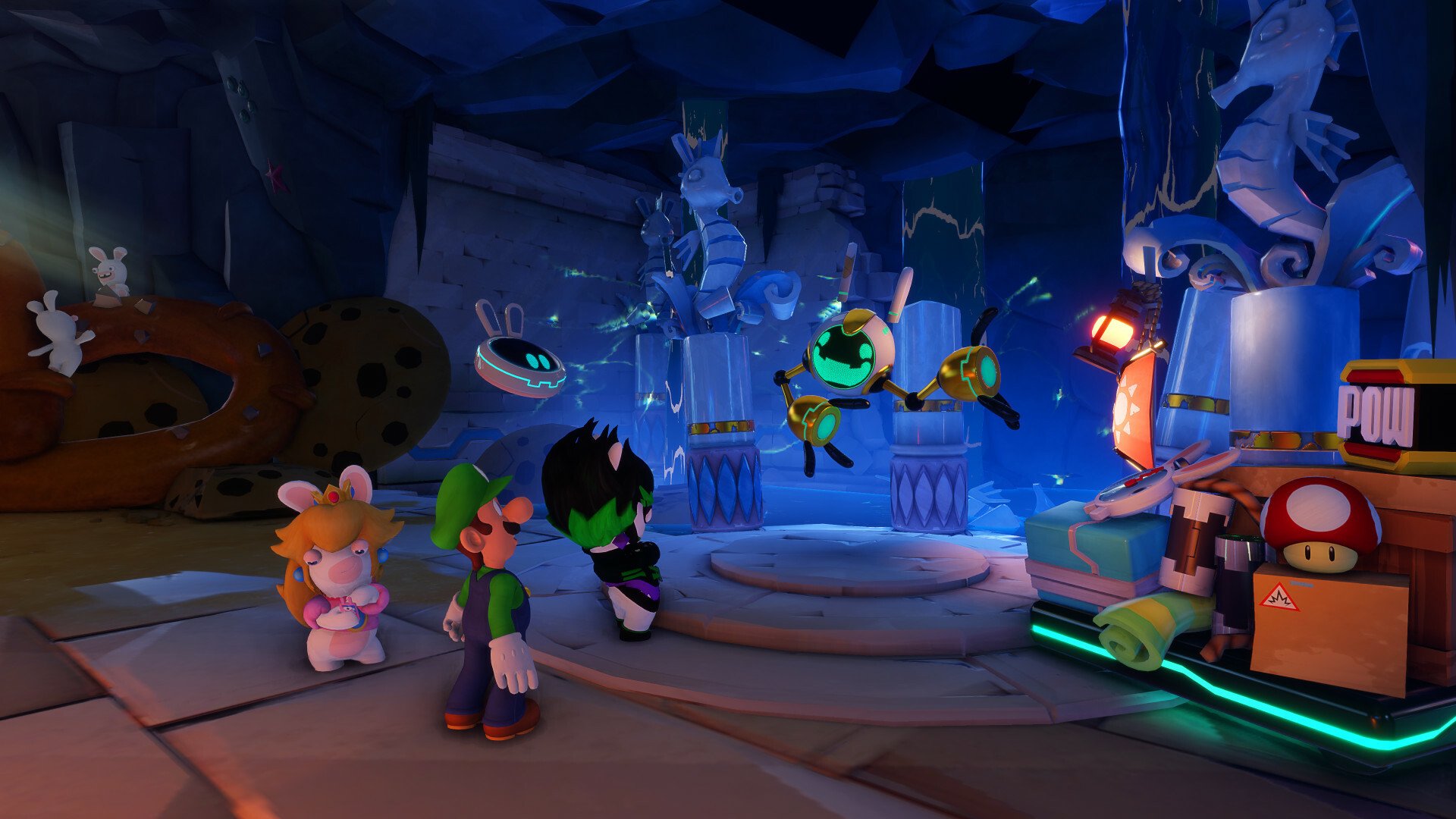 A screenshot 'Mario + Rabbids: Sparks of Hope.'