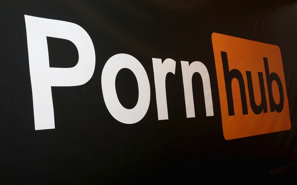 A Pornhub logo.
