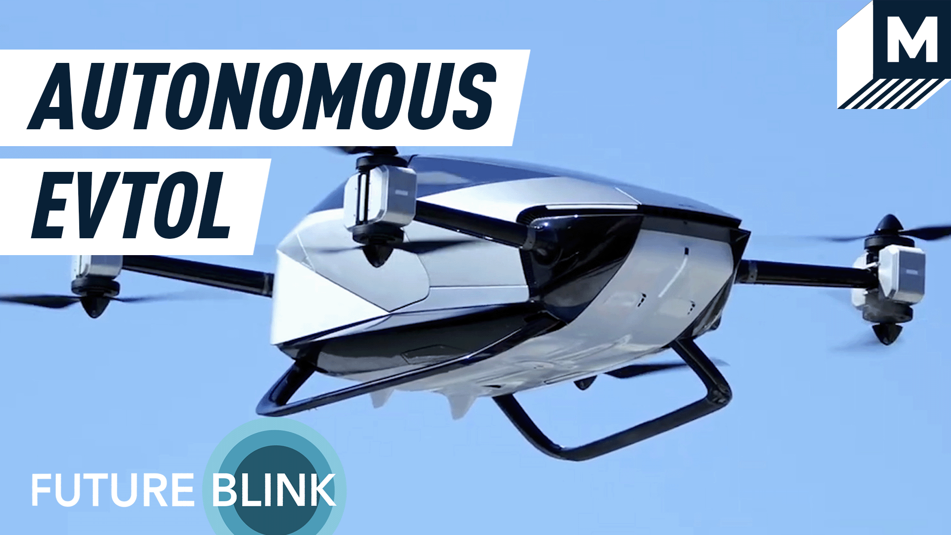 The X2 eVTOL hovering in place