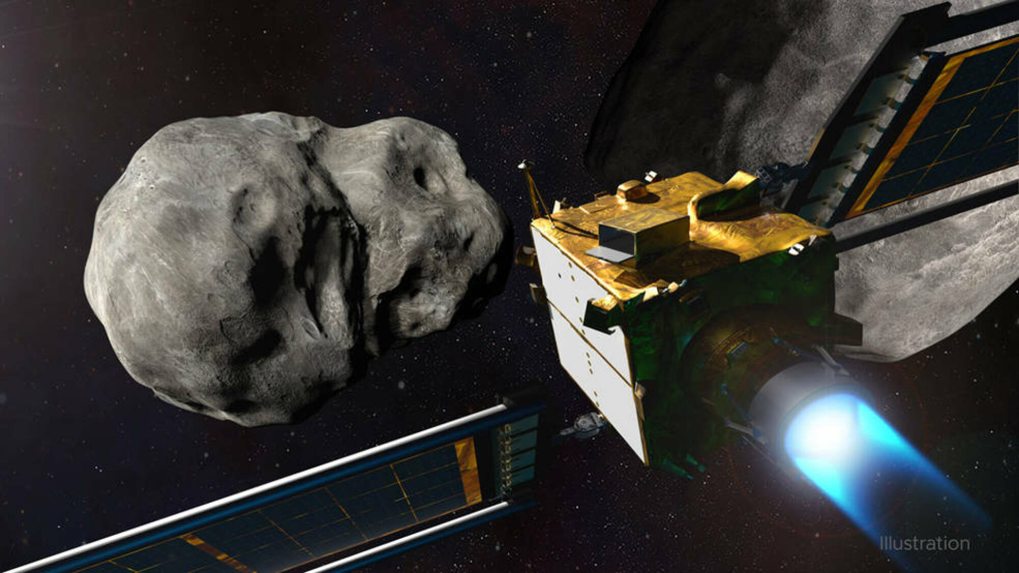 DART heading toward Dimorphos