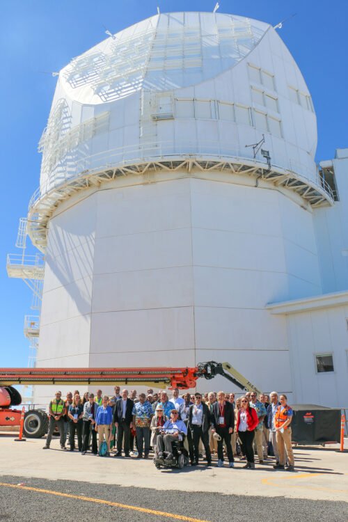 Erecting the Inouye Solar Telescope in Hawaii