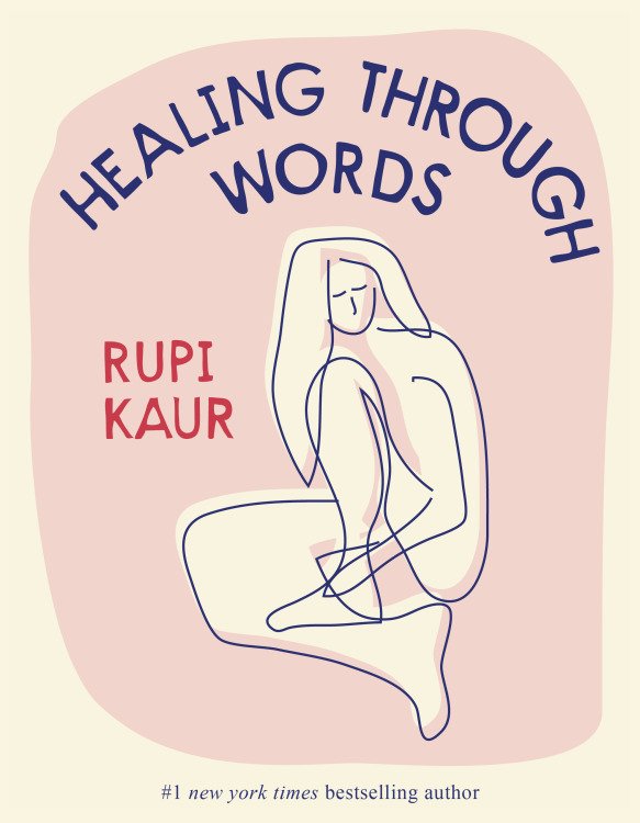 The cover of 'Healing Through Words'.