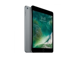 Refurbished Apple iPad Mini 4 on a white background.
