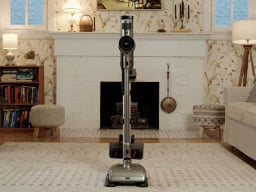 Elicto 5-in-1 Vacuum Spin Mop in a living room.