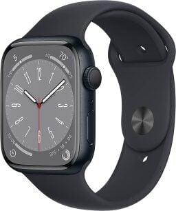 Black apple watch 8