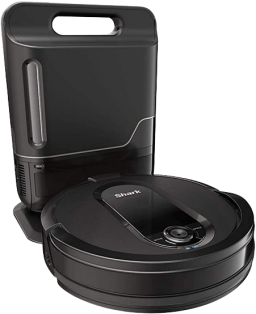 shark iq robot vacuum on charging base
