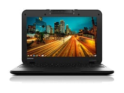 Refurbished Lenovo Chromebook N22-20 on a white background.