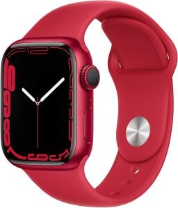 red apple watch series 7