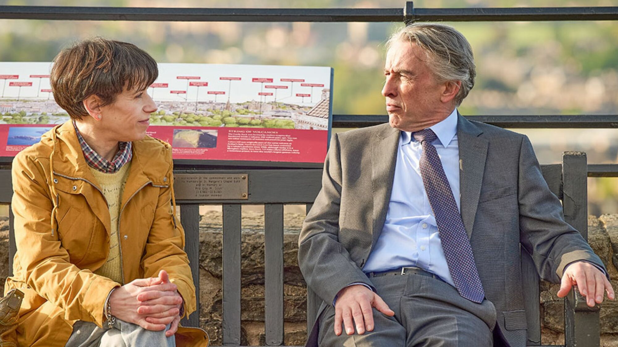 Sally Hawkins and Steve Coogan in "The Lost King."