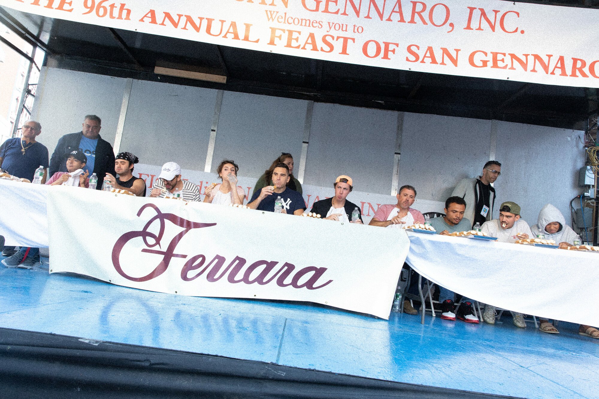Stage with Cannoli Contestants