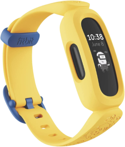 fitbit ace 3 activity tracker in yellow