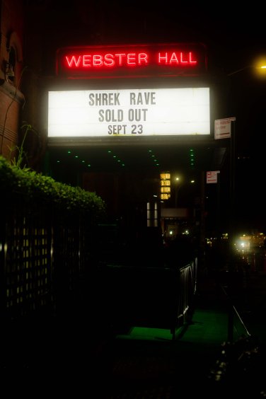 Shrek Rave Sold out Marquee