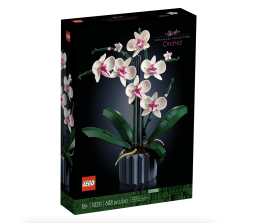 box art for the lego orchid kit