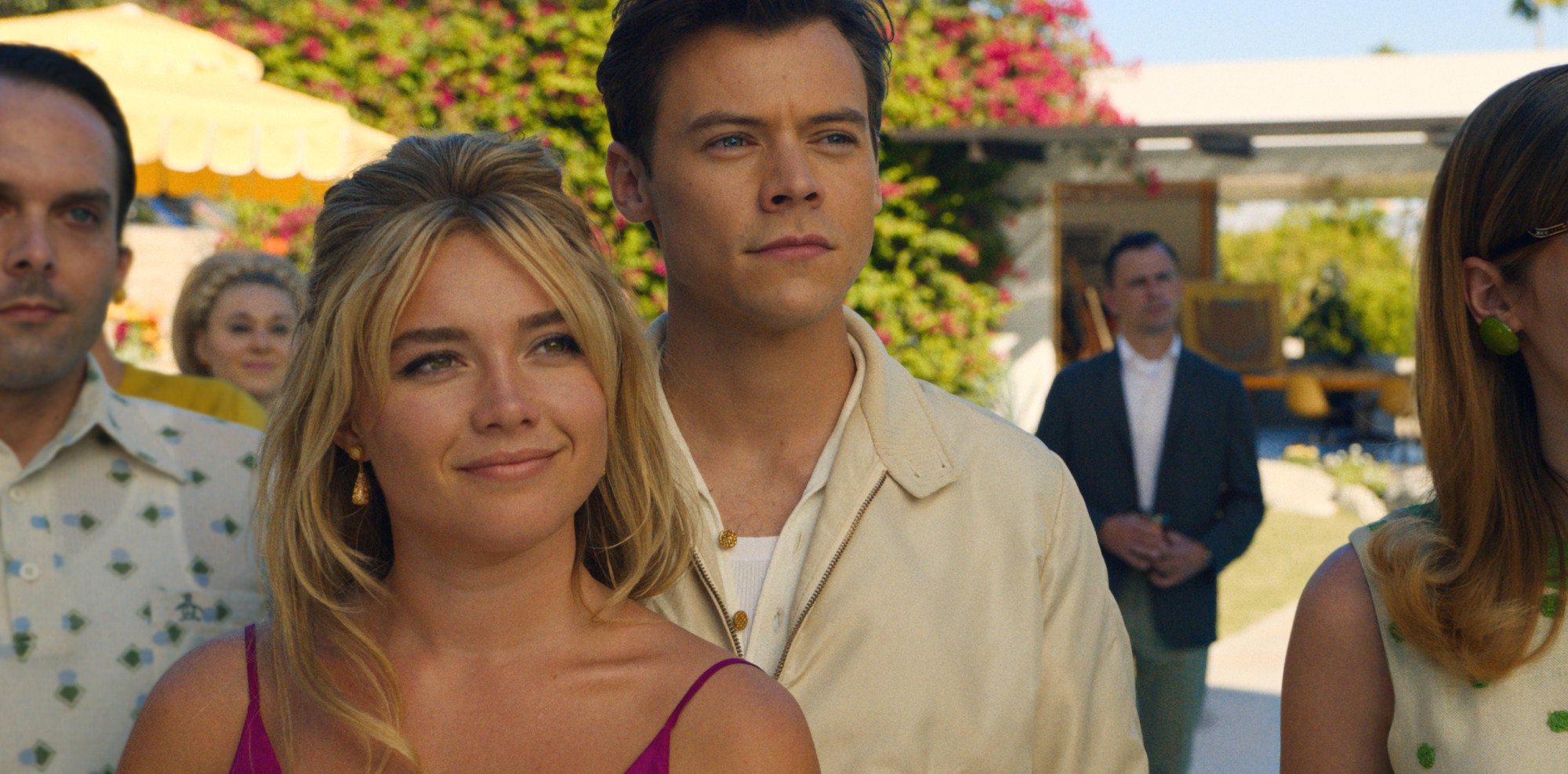 Florence Pugh and Harry Styles in "Don't Worry Darling."