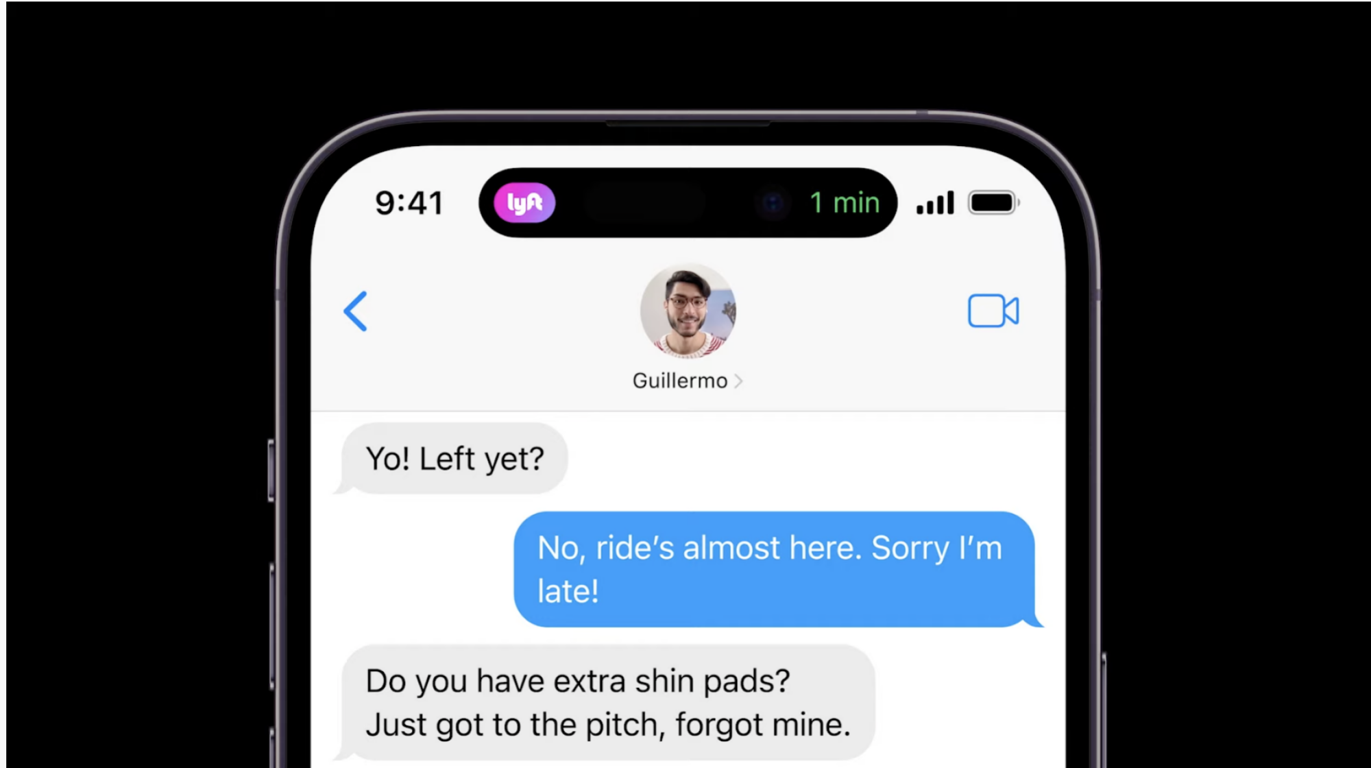 iPhone notch incoming Lyft