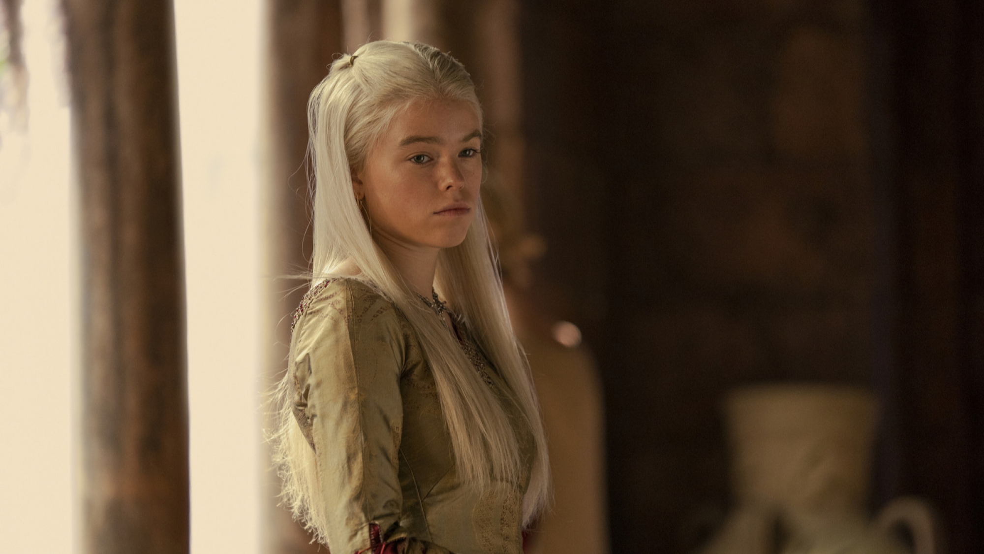 Profile of Rhaenyra Targaryen.