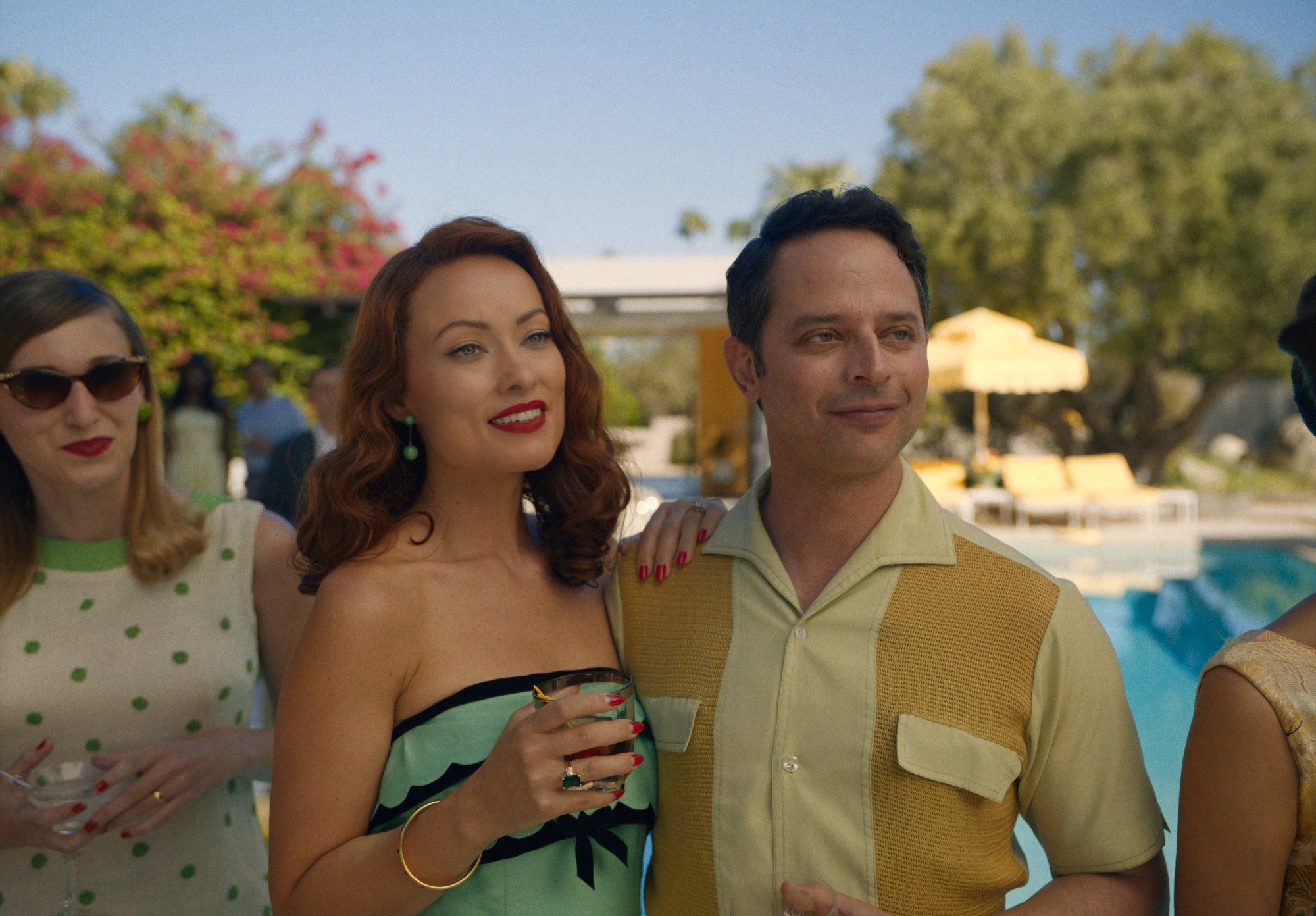 Olivia Wilde and Nick Kroll in "Don't Worry Darling"