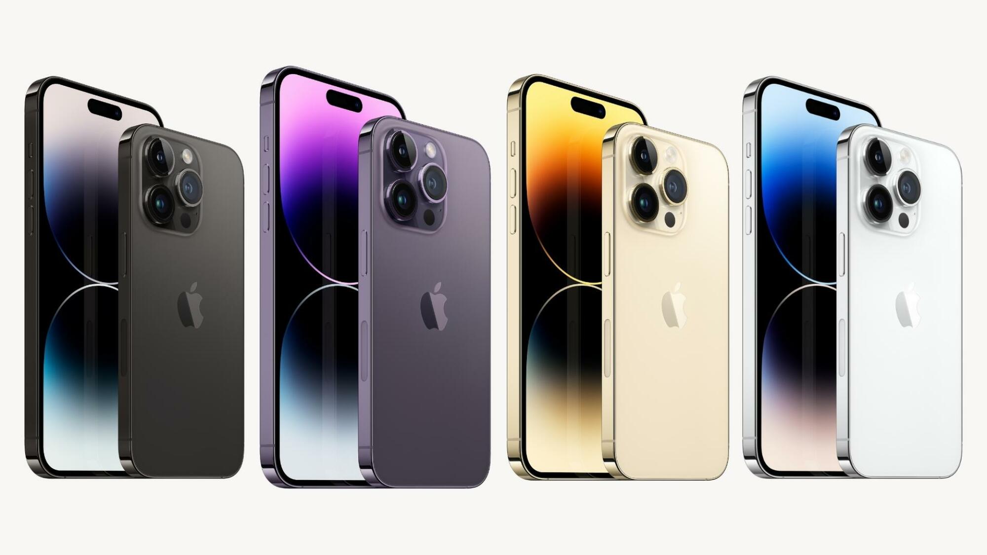 iPhone 14 pro colorways