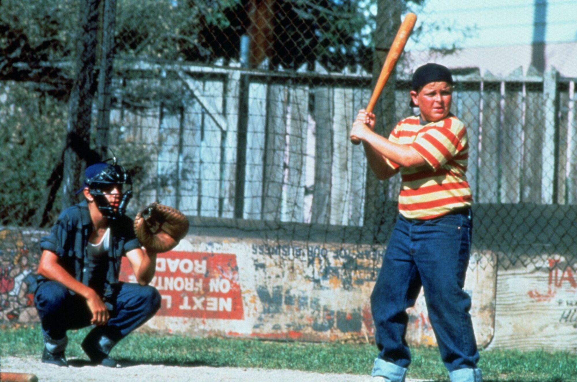 Teeing up in "The Sandlot"