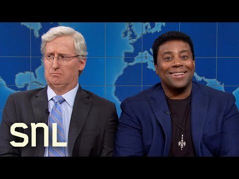 James Austin Johnson and Kenan Thompson, respectively, as Mitch McConnell and Herschel Walker